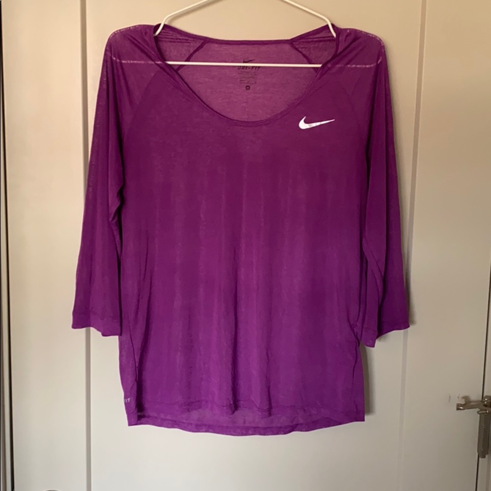 Nike 3/4 Sleeve Workout Top